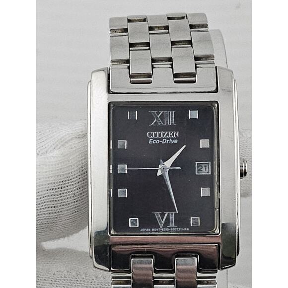 Citizen Eco-Drive Date Quartz Watch Mens Mint Condition New Solar Cell Runs - Picture 2 of 13